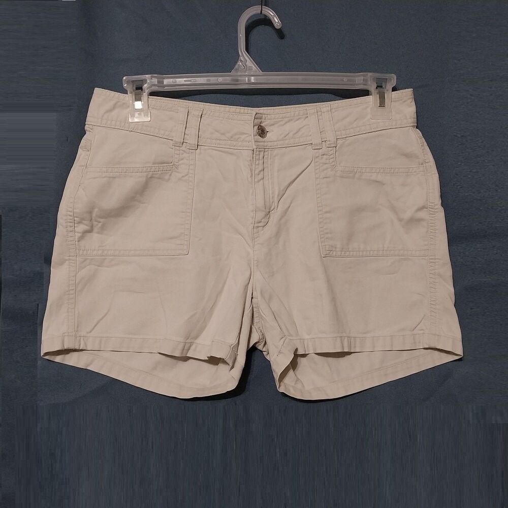 Hipster shorts Womens 11 white cute pockets 32x4 100% Cotton Safari Coastal